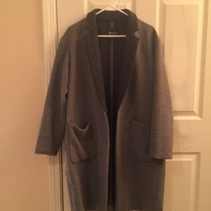 Madewell Women Grey Monsieur Coat